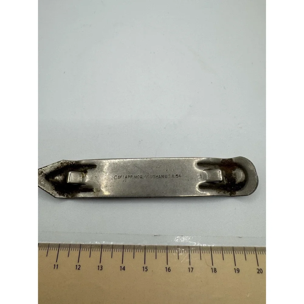 Quick and Easy Metal Bottle Can Opener Bar Advertisement Collectible